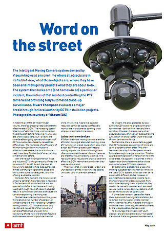 Security Management Today, May 2007, Word on the street